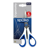 18 cm nožnice Spoko (s pogumovanými rúčkami)